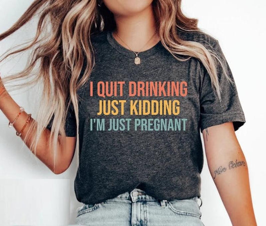 Funny Pregnancy Shirt Pregnant Shirt, Pregnancy Announcement Shirt Funny Pregnancy Announcement Gift, Funny Gift For New Mom, Unisex T-Shirt, Gifts For Her, Short Sleeve Tee Shirt, Gifts For Her, Gifts For Christmas Birthday Mothers Day