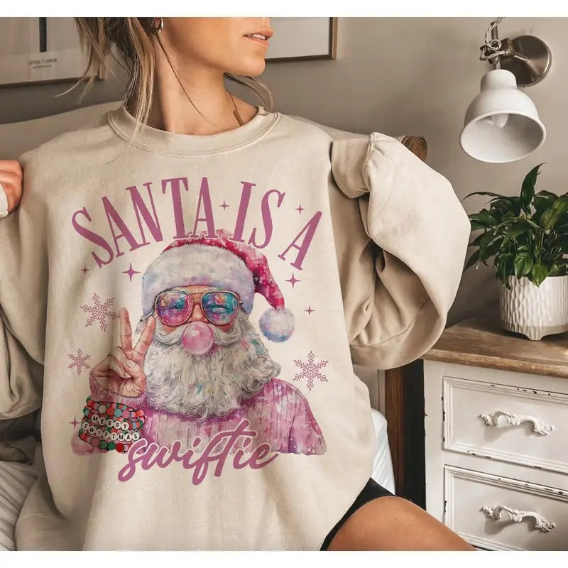 Funny Santa Xmas Sweater, Merry Christmas Shirt, Santa Christmas Sweater for men and women
