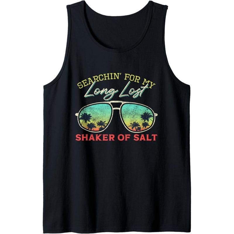 Funny Searching For My Long Lost Shaker Of Salt Shaker Tank Top Made in USA