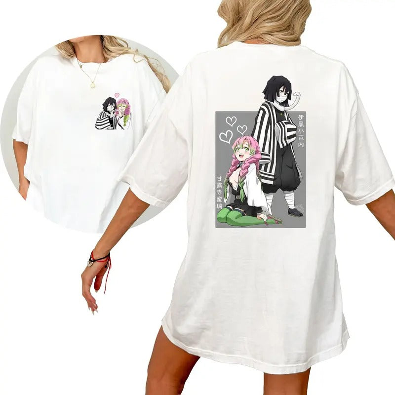 Funny Serpent Breathing and Love Breathing DM Hashira Characters Tshirt Crewneck Hoodie Comfort Cotton