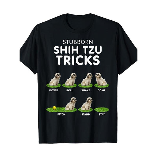 Funny Shih Tzu Trick or Treating T-shirt for Men, women and Dog Lovers Made in USA