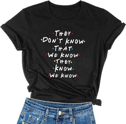 Funny Shirts For Women, Women Graphic Funny Cute T Shirt Tops Tee Womenswear Casual Cotton