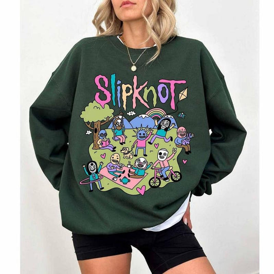 Funny Slipknot Shirt, Slipknot Vintage Sweatshirt, Slipknot Sweatshirt, S to 3XL