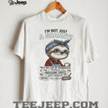Funny Sloth Granny Covered In Awesome Sauce Grandma T Shirt