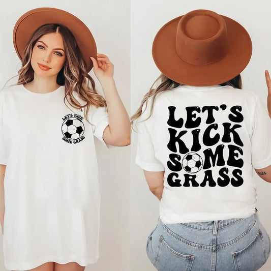 Funny Soccer Mom Shirt, Let's Kick Some Grass Soccer Shirts, Mom Life, Funny Shirt, Funny Quote, Sports Shirt, Sports Women, Soccer Player