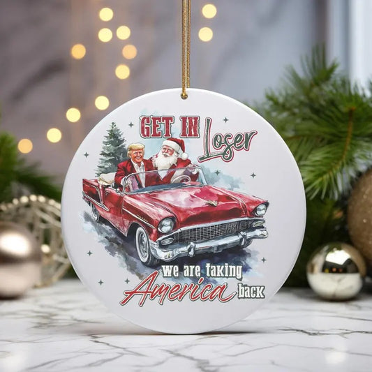 Funny Trump Christmas Ornament, Ornamente, Christmas Ornamental, Donald Trump, Trump Gifts, Political Gifts, White Elephant Gift