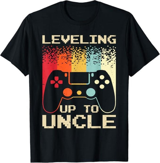 Funny Uncle Shirts, Gifts For Uncle, Best New Uncle For Men Boys Soon To Be Uncle Nephew Gamer T-Shirt