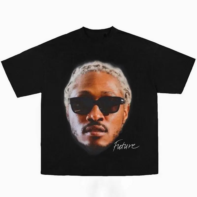 Future Big Face Graphic Tee - Perfect Design for a Contemporary Look