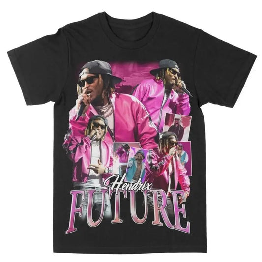 Future Pink Graphic T-shirt Size S-4XL