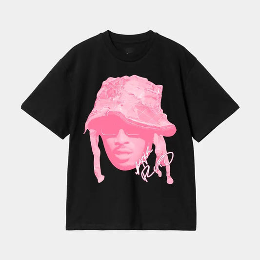 Futureee PINK Cute Big Face Rap Tee Shirt - Perfect for Trendy Wardrobes
