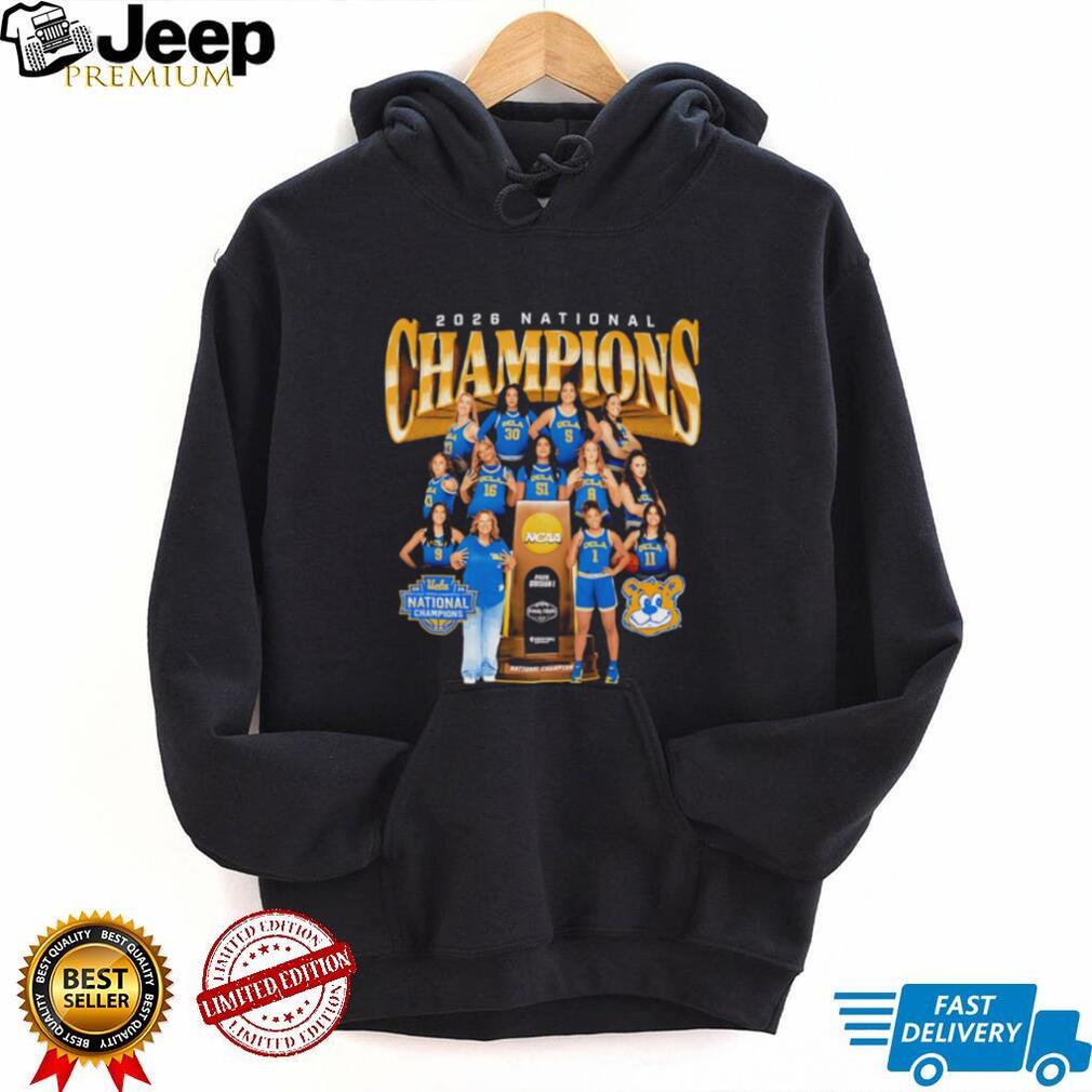 UCLA Bruins 2026 NCAA Women’s Basketball National Champions T Shirt