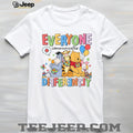 Everyone Communicates Differently Pooh & Friends Autism Awareness T Shirt