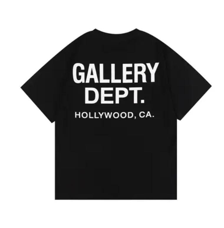 GALLERY DEPT Fashion Casual Hip Hop T Shirt Graphic Printed Short Sleeve Couple Crewneck Cotton Graphic Tees Graphic Menswear Top