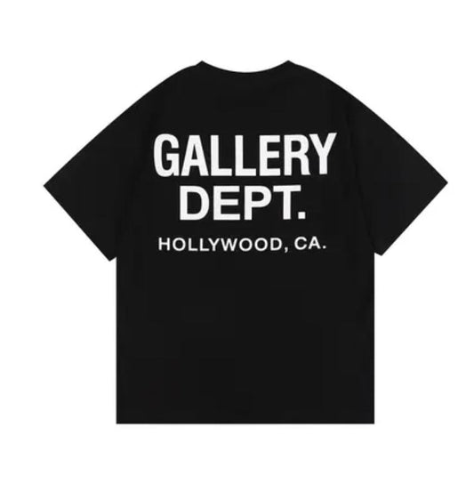 GALLERY DEPT Fashion Casual Hip Hop T Shirt Graphic Printed Short Sleeve Couple Crewneck Cotton Graphic Tees Graphic Menswear Top