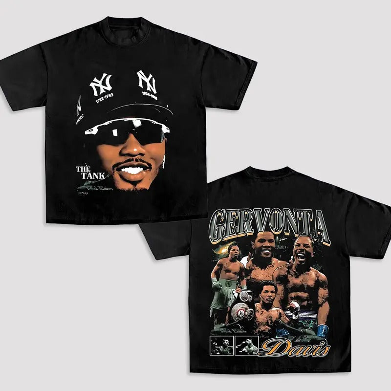 GERVONTA DAVIS V3 TEE, Boxing T-shirt, Boxer Tee, Sports Shirt, UFC Shirt, Workout T-shirt, Gift for Him Gift For Her Hoodie Sweatshirt Streetwear