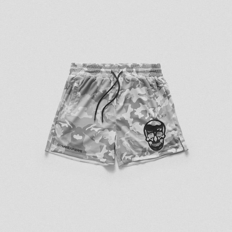 GYMREAPERS White Camo Mesh Training Shorts for Men - Ideal for Summer Workouts & Weightlifting T-Shirts, Hoodie, Sweatshirt