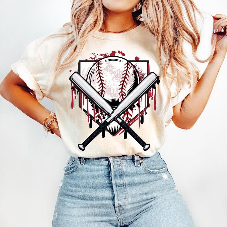 Game Day Baseball Drip Tshirt, Baseball Coquette Shirt, Baseball Mama Tee, Tis the Season