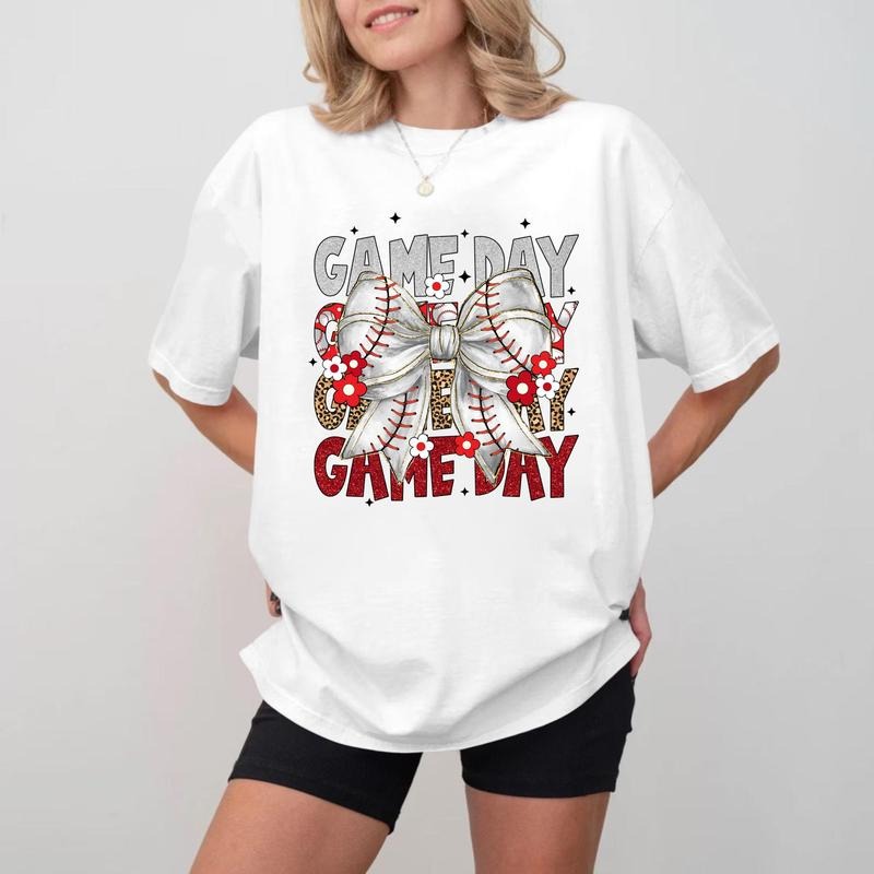 Game Day Wings Crewneck, Unisex Cotton Mother's Day Shirt
