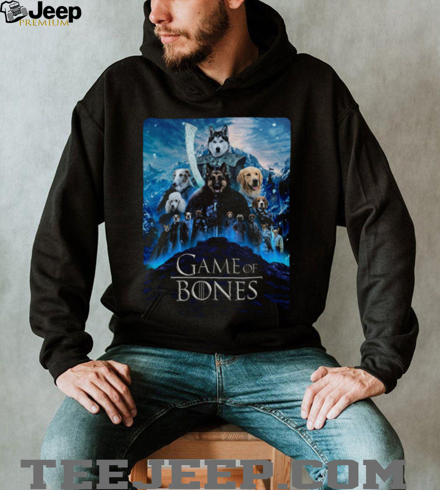 Game of Bones Dog Breeds Iron Throne Parody T Shirt