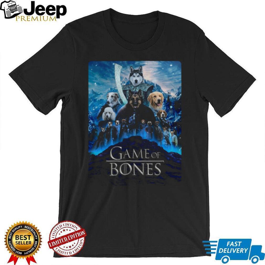 Game of Bones Dog Breeds Iron Throne Parody T Shirt