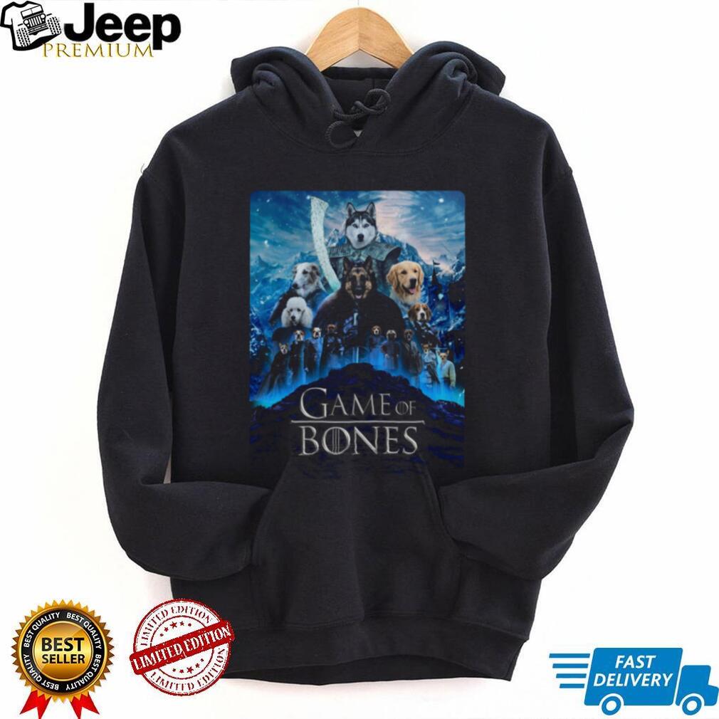 Game of Bones Dog Breeds Iron Throne Parody T Shirt