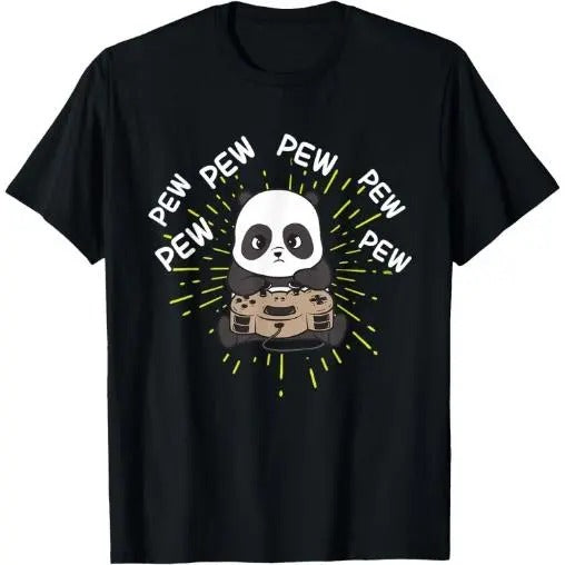 Gaming Panda Shirt | Gaming Panda T-Shirt Made in USA