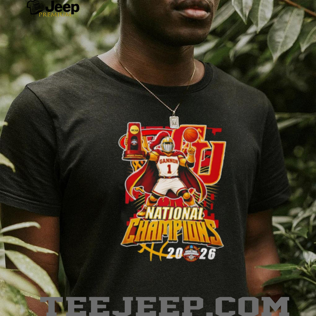 Gannon University 2026 NCAA DII Basketball National Champions T Shirt