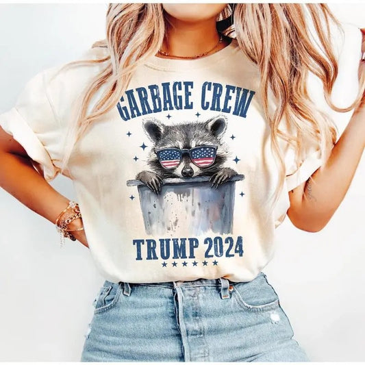 Garbage Crew Trump 2024 Shirt, Trump 47 Cute T-Shirt, For men, For Women