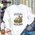 Gardening Old Man Never Underestimate Hobbies Eighties Shirt