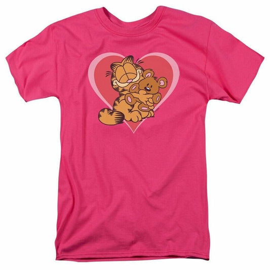 Garfield Cute N Cuddly T Shirt Mens Licensed Valentines Day