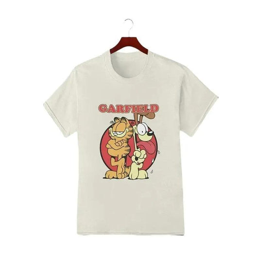 Gas Monkey Garage Men's Graphic T-shirt with Grey Heather Color and Vintage Cartoon Design - Menswear Top