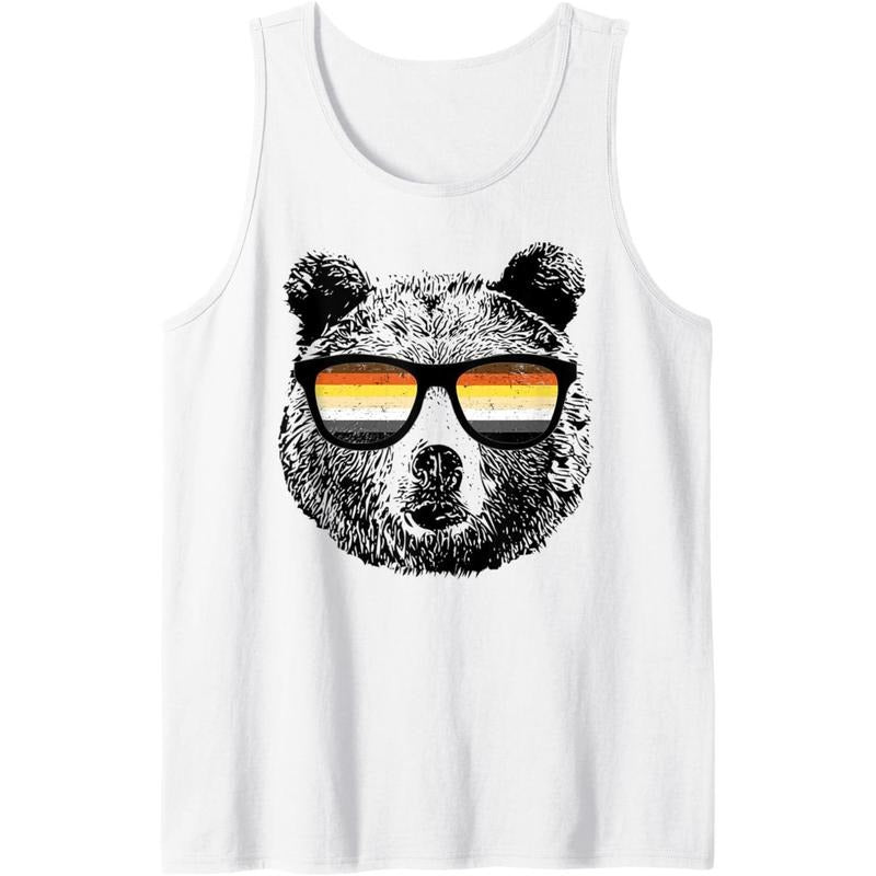 Gay Bear With Sunglasses Tank Top T-Shirts, Hoodie, Sweatshirt | WearSparks.com