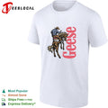 Geese cowboy riding horse shirt