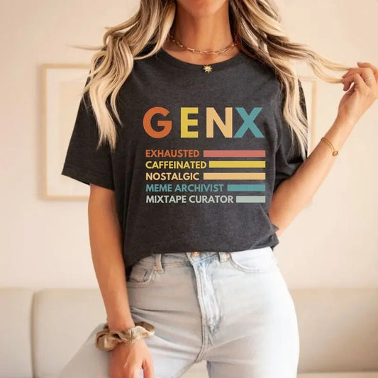 Gen X Shirt Generation X T-shirt Gen X Tshirt Generation X Shirt Raised On Hose Water And Neglect Shirt Generation X Cotton Top