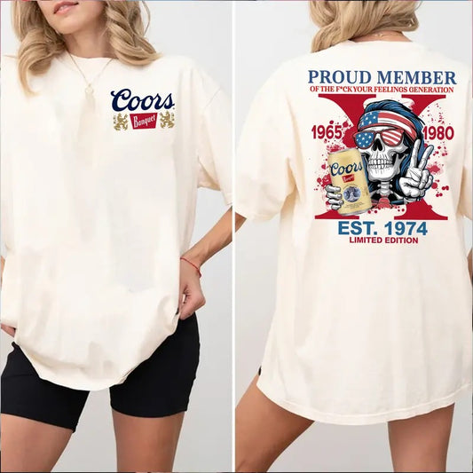 Generation X Coor Banque Custom Year New Version Shirt, Custom Year Of Birth Shirt, The True FAFO GenX Xmas Generation X T Shirt Womenswear