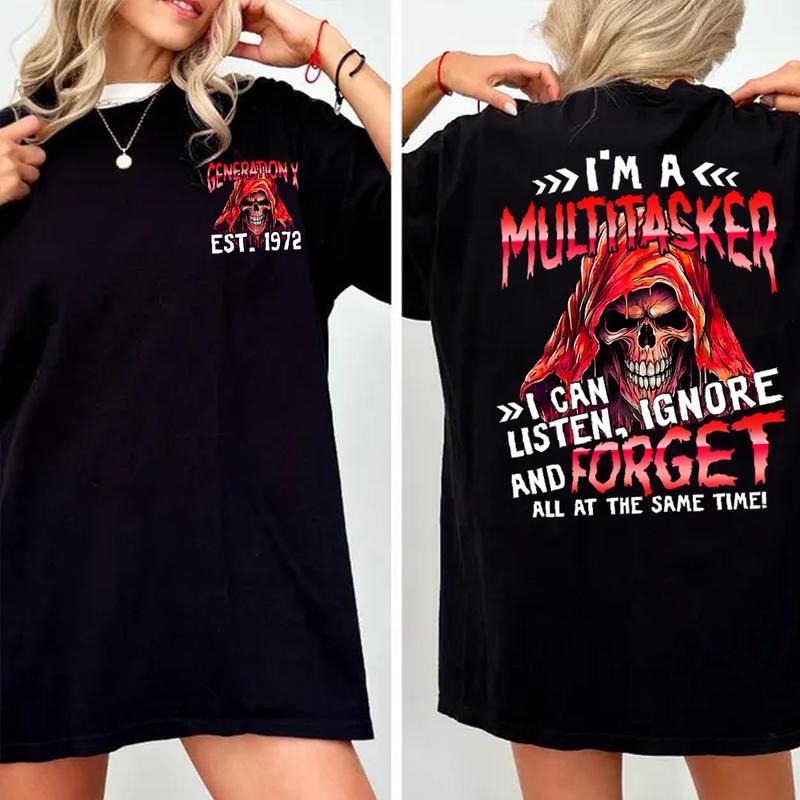 Generation X Custom Year Badass Generation T-shirt, Custom Year Of Birth Shirt, Generation X T Shirt - 100% Cotton Top Unisex Comfort Womenswear