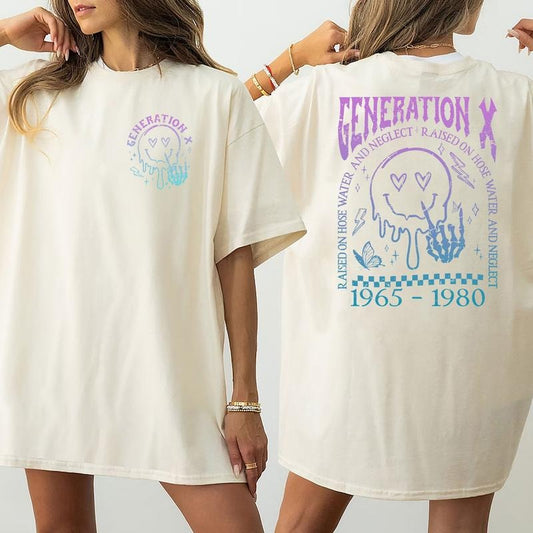 Generation X Shirt Raised On Hose Water and Neglect Shirt, Generation X Shirt, Gen X Shirt