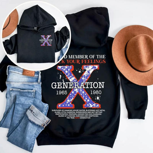 Generation X Statement Hoodie _ Proud Gen X Apparel