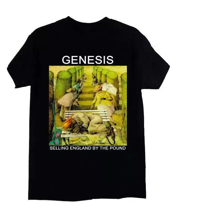 Genesis Selling England By The Pound New Black T-Shirt Menswear Top Hoodie, Sweatshirt | WearSparks.com