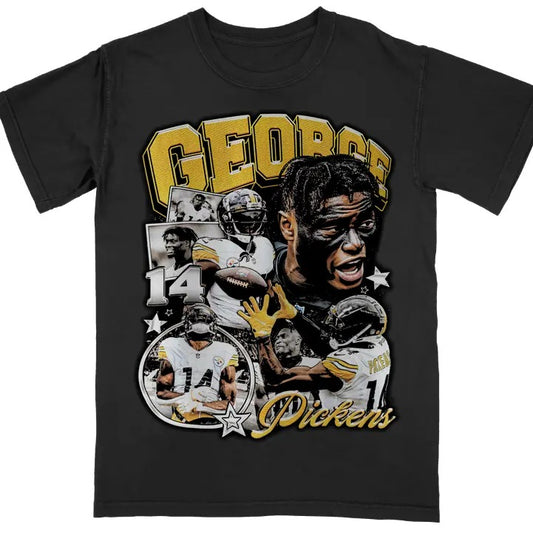 George Pickens Tee | Vintage Tee | Men's Graphic T-Shirt | Gift For Fan