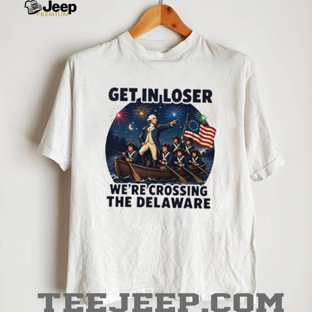 George Washington Crossing The Delaware Funny History T Shirt