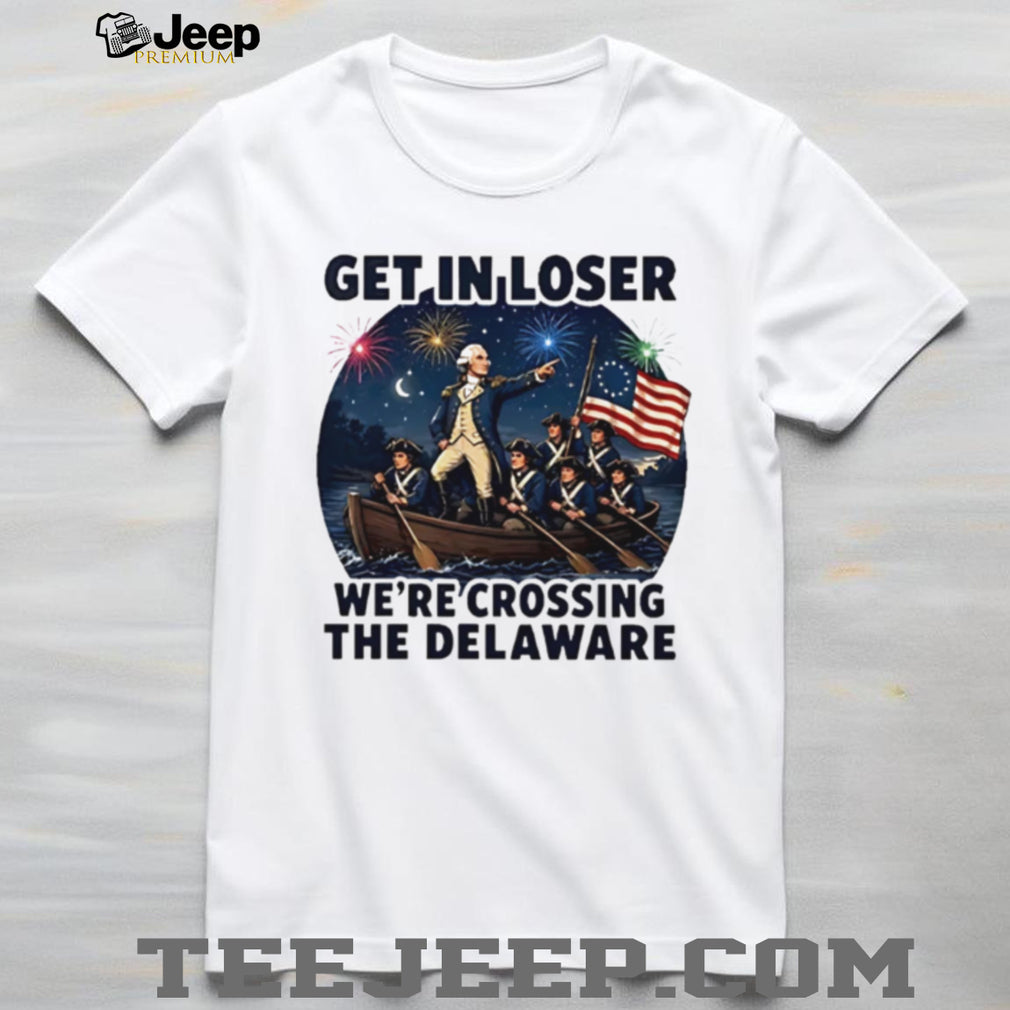George Washington Crossing The Delaware Funny History T Shirt
