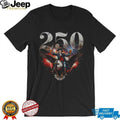 George Washington Riding Bald Eagle 250th Anniversary Independence Day T Shirt