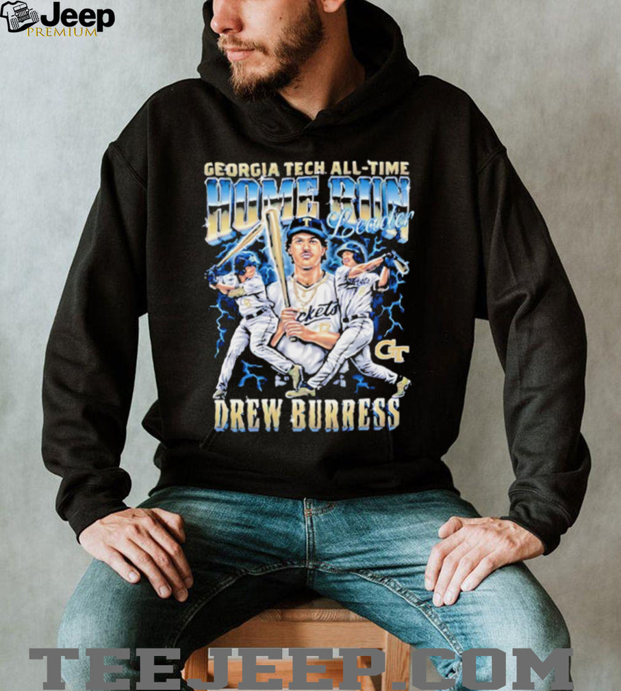 Georgia Tech Drew Burress All Time Home Run Leader T Shirt