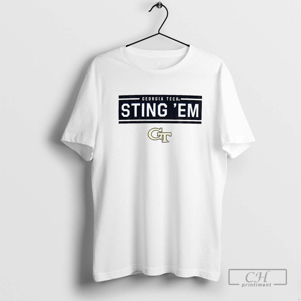 Georgia Tech Yellow Jackets Football Sting Em Logo 2025