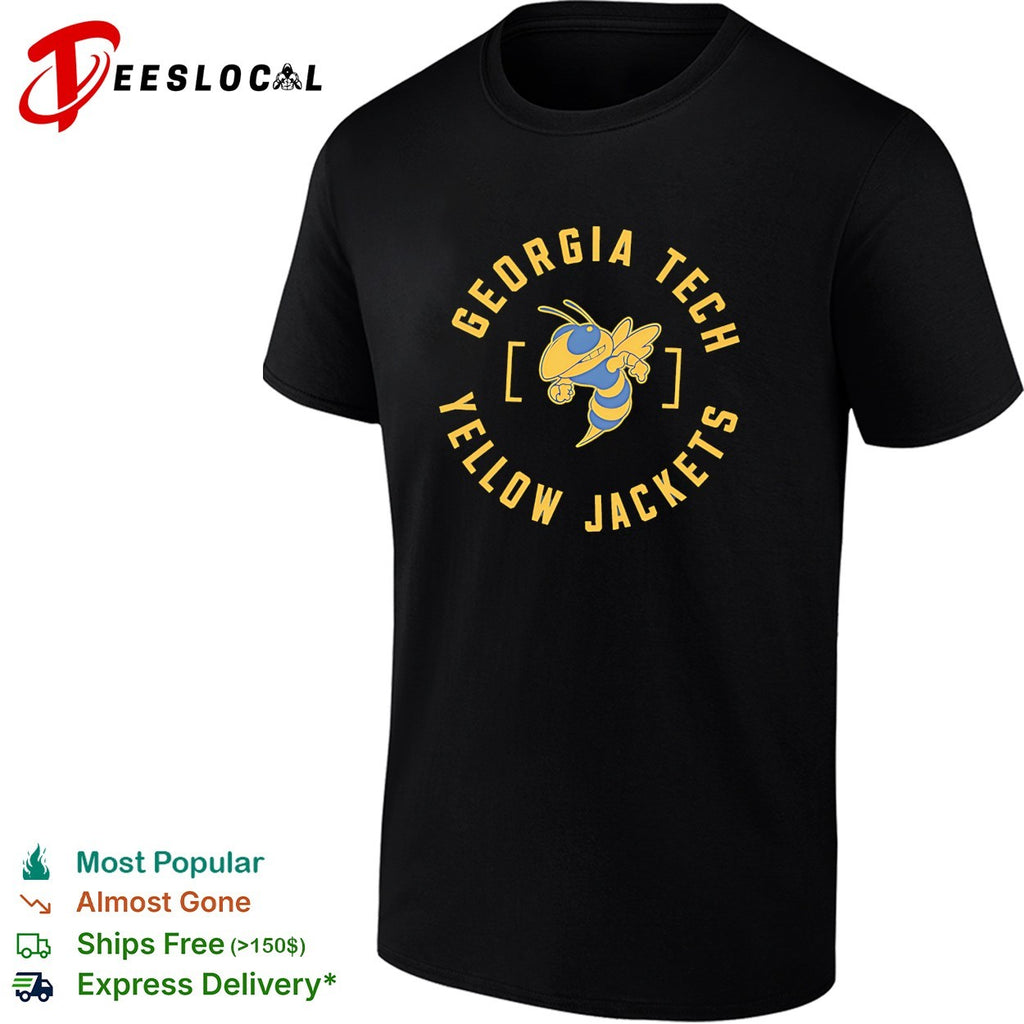 Georgia Tech Yellow Jackets wasp logo retro shirt