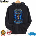 German Blue Fire Skull “Willkommen Zurück Meister” Biker T Shirt