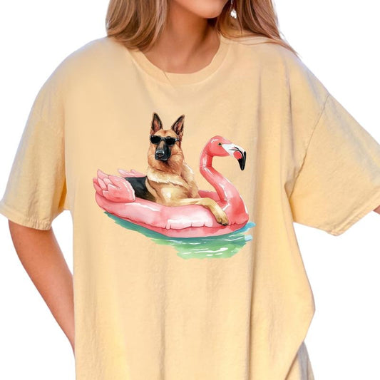 German Shepherd Shirt ~ Unisex Apparel Relaxed Fit Printed In The USA Clothing Womenswear Casual Comfort Cotton Top Athletic Boho Chic