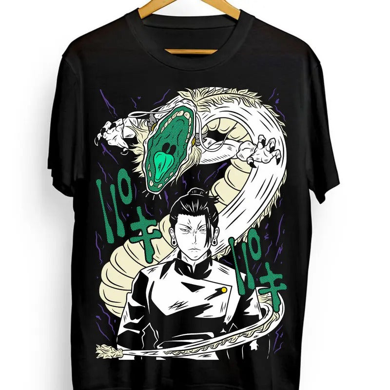 Geto Suguru Short Sleeve Jujutsu Kaisen Gojo Anime Unisex Shirt T-shirt All Size