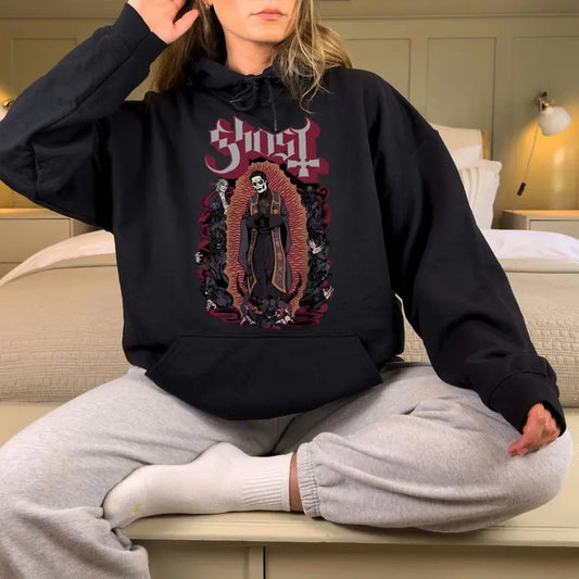 Ghhost Heavy Metal Band T Shirt, Metal Tour Shirt, Hard Rock Band Apparel, Unisex Sweater Pullover Tee Womenswear Hoodie Crewneck Tops sweatshirts